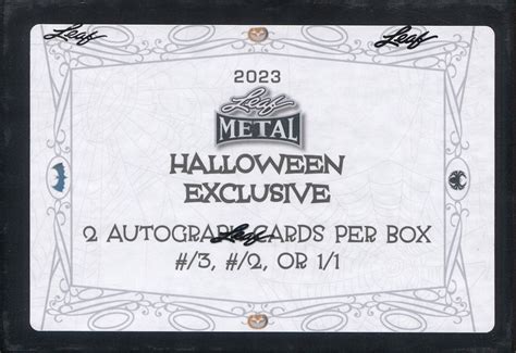 2023 Leaf Metal Halloween Exclusive Multi Sport Box Price 